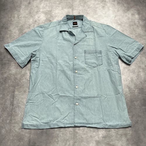 Camicia jeans uomo hugo - jeans,