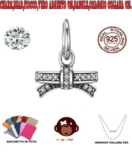 Charm argento 925 ciondolo - argento,