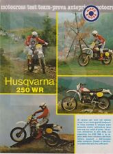 PUBBLICITA'  TEST MOTO HUSQVARNA 250 WR 1982 VINTAGE ENDURO