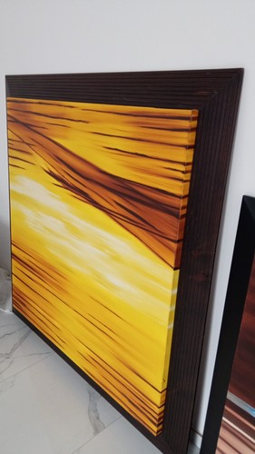 Quadro moderno dipinto mano - quadro, a