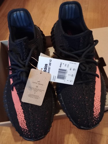 Yeezy 350 colore - v2,, red/black