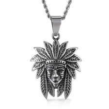Collana uomo acciaio inox con