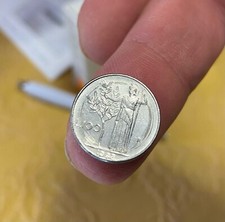 1992 small 100 lire coin with