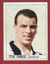 TOP PLAYER FIGURINA CALCIATORI BAGGIOLI CALCIO ITALIA 1965 #326 JUVENTUS CHARLES