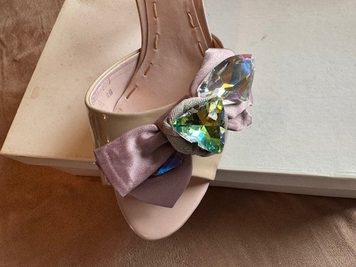 Scarpe sera gemme rosa - da,