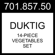 IKEA DUKTIG Set di verdure 14