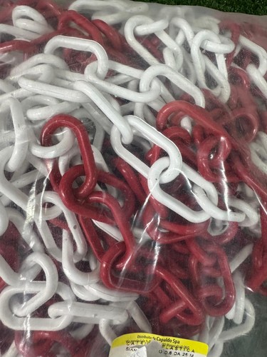 Catena segnaletica plastica