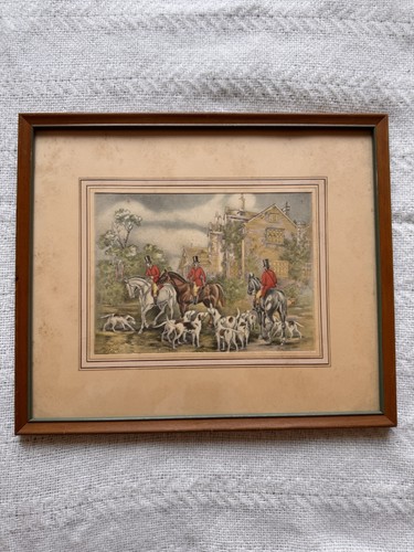 Stampa equestre incorniciata