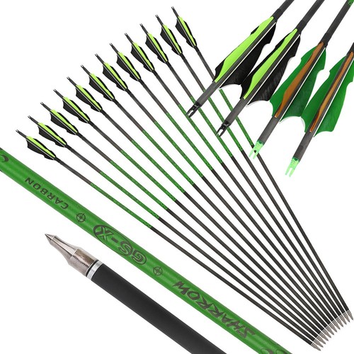 12x frecce carbonio puro - frecce,