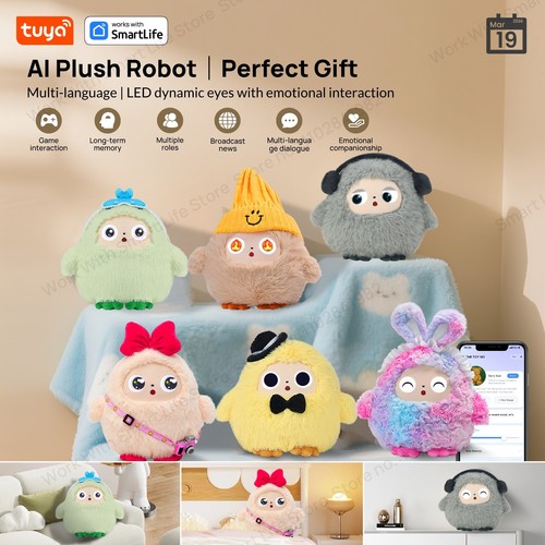 Tuya smart robot peluche - ai,