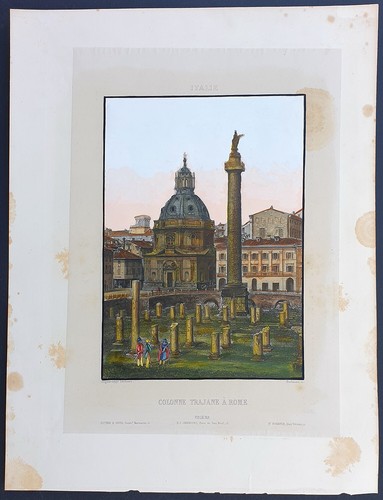 Stampa antica 1829 colori - antica,