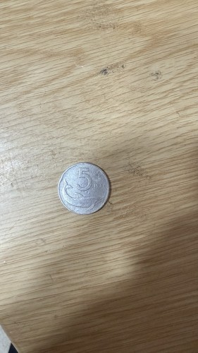 Moneta italiana lire - italiana, 5