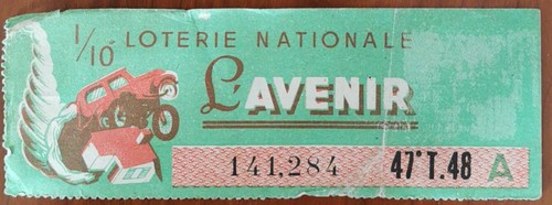 Billet loterie nationale - billet,