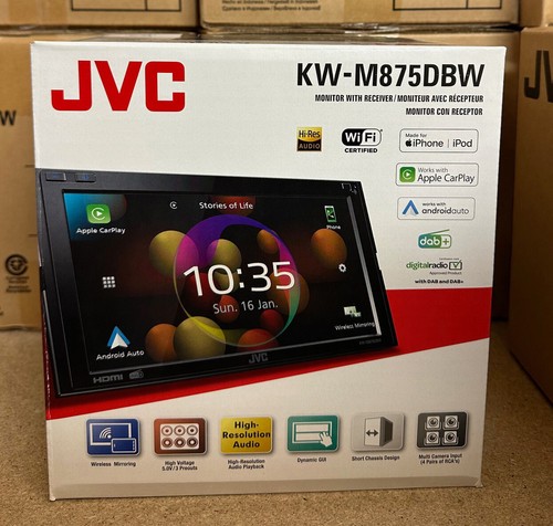 Jvc m875dbw schermo - jvc, kw-m875dbw