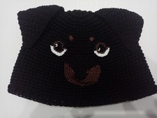 cappello rottweiller estivo uomo realizzato all uncinetto in cotone 