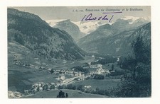 Valle d'Aosta Cartolina Paesaggistica Aosta Champoluc Panorama Viaggiata 1918