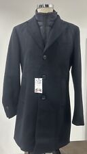 CAPPOTTO MODELLO FAY BAVERO STACCABILE BLU LANA MADE IN ITALY 46 54 56 58 NEW