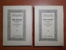 2 VOLUMI - STUDI FOSCOLIANI