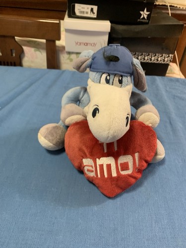 Peluche asinello azzurro - peluche,