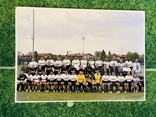 Fotografia grande originale JUVENTUS calcio 2009/10 + autografo BUFFON cm 30x21