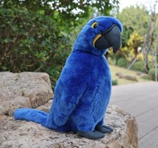 Peluche pappagallo ara giacinto 12,5" peluche pupazzo bambini regali