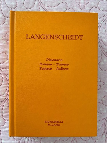 Vocabolario italiano tedesco - italiano,
