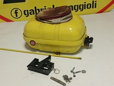 Bauletto Scooter Bicicletta Simply II 8L Baule - Giallo Con Pista E Chiave