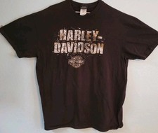 Harley Davidson Shatter Effect T-Shirt  Size  XL   Nashville TN  Skull in Helmet