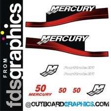 Mercury 50 CV kit adesivi