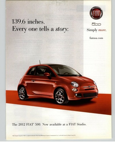 Pubblicità fiat 500 porte - pubblicità,