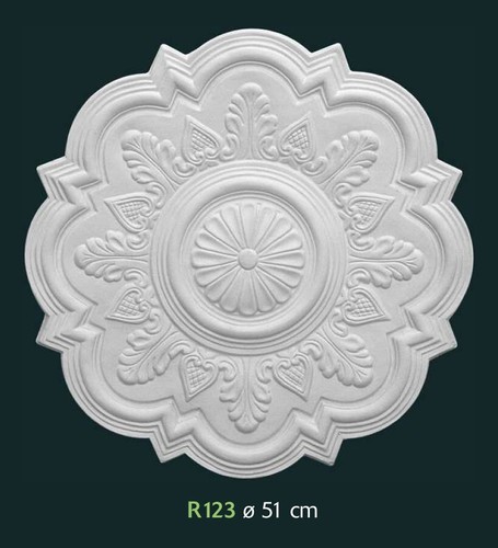 Rosone gesso bianco - in, per