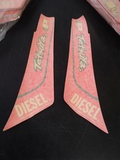 COPPIA  ADESIVI  CUPOLINO  RS 50 RS 125 TETSUYA HARADA ORIGINALI APRILIA