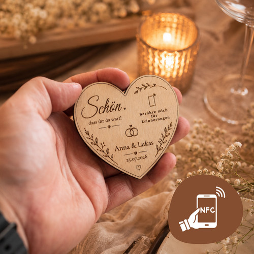 Calamita matrimonio nfc - nfc, legno