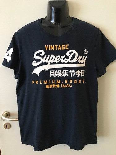 Superdry tshirt logo vintage - superdry,