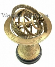 Antico mappamondo a sfera