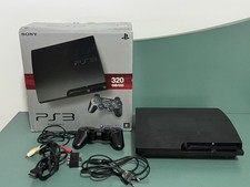 Sony PlayStation 3 Slim 320GB Console con Controller - cech-3004 boxata