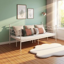 FetiNes Divano Letto Singolo in Metallo Struttura Letti e Basi in Ferro Battuto