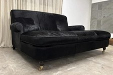 Divano Baxter Dormeuse In Cavallino Nero Stupendo