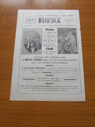 1921 frera cicli - 1921, moto