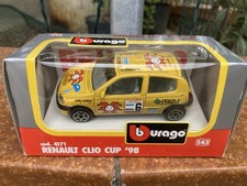 Modellino Renault Clio Cup - 1998 - Cod: 4171 - Burago Scala 1:43 - 0200 Boxed
