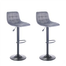 2 X Velluto Grigio Asta