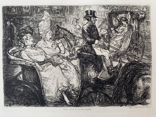 John sloan gravure eau forte - eau,