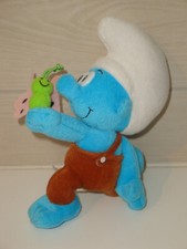 Puffi - Puffo Peluche con Farfalla Butterfly 18 cm. circa Pejo © 2001 CE Ferrero