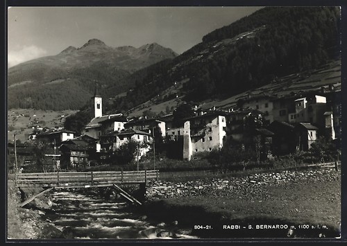 Cartolina rabbi bernardo - s.,