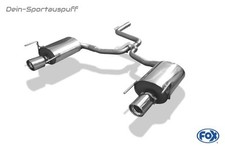 Fox duplex sport exhaust - duplex,
