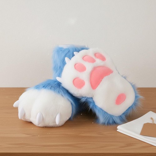 Stivale fursuit peloso morbido - fursuit,