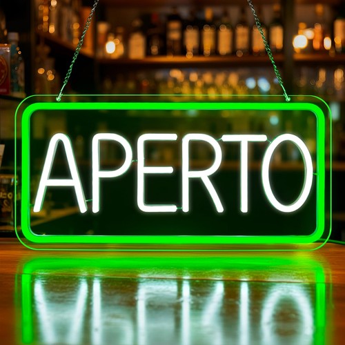 Insegne luminose aperto usb - insegne,