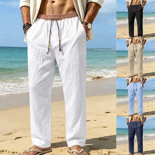 Pantalone uomo lino vacanza