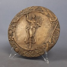 Antico Medaglione Bronzo