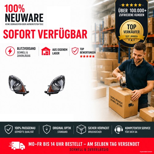 Set fari anteriori alogeni - fari, h4